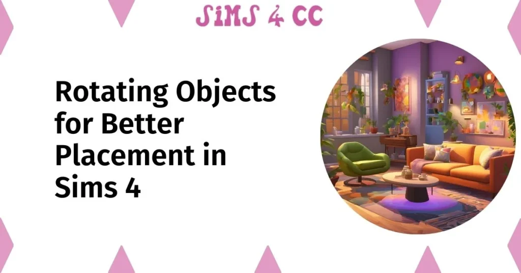 Rotating Objects for Better Placement in Sims 4